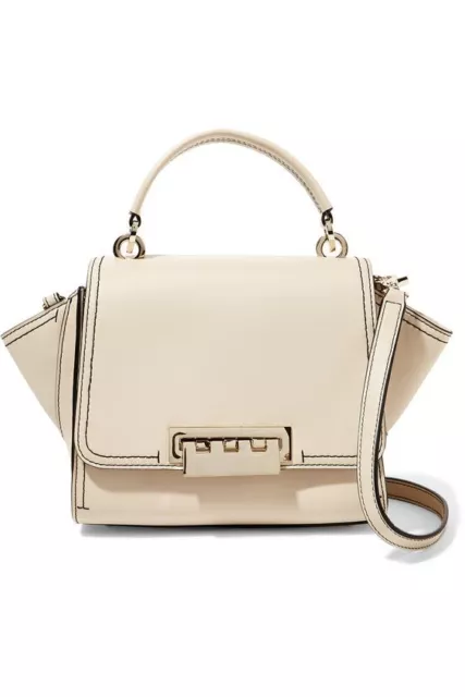 ZAC Zac Posen Eartha Iconic Top Handle Satchel  Beige Bag Crossbody