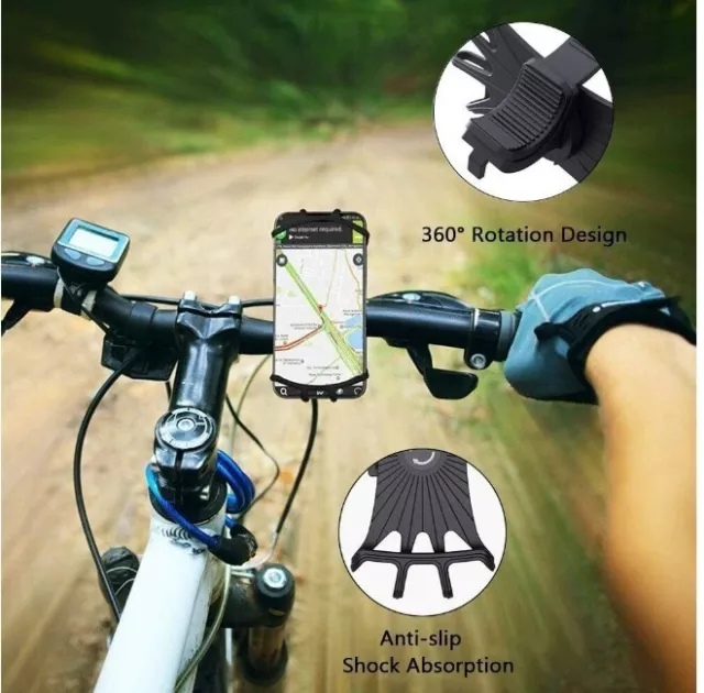 Support de téléphone  Vélo Moto  Trottinette VTT porte guidon