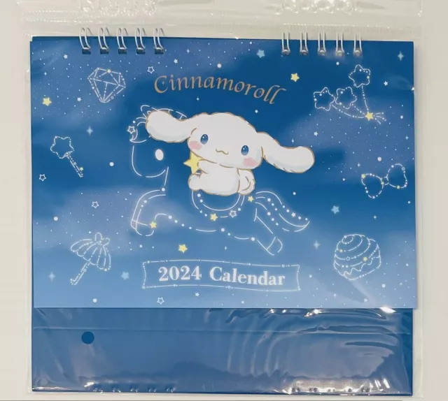 SANRIO CINNAMOROLL DESK calendar 2025,January to December,Japanese