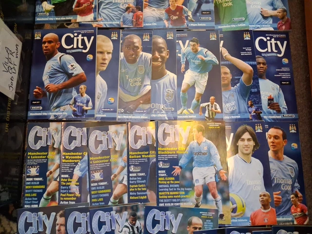 52 MANCHESTER CITY Programmes Cup And League £10.80 - PicClick UK
