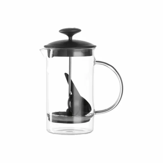 Leonardo Caffè Per Me Cafetière à Piston Cafetière Verre Transparent 60 cl