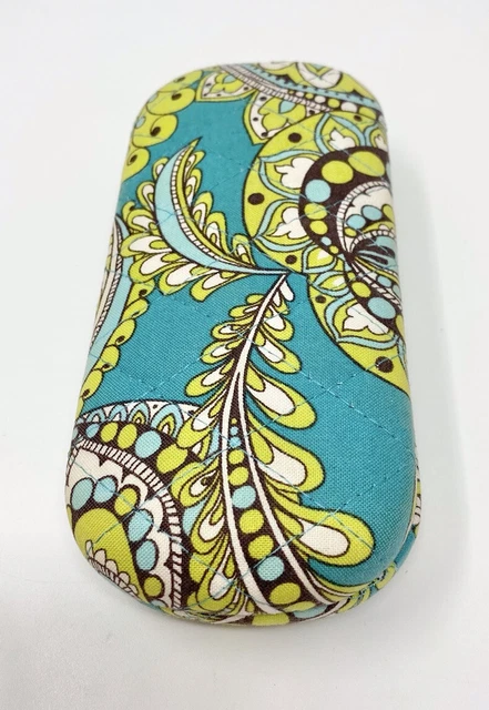 Vera Bradley Paisley￼ Print Clamshell Eye Glasses Sunglasses Hard Case Summer