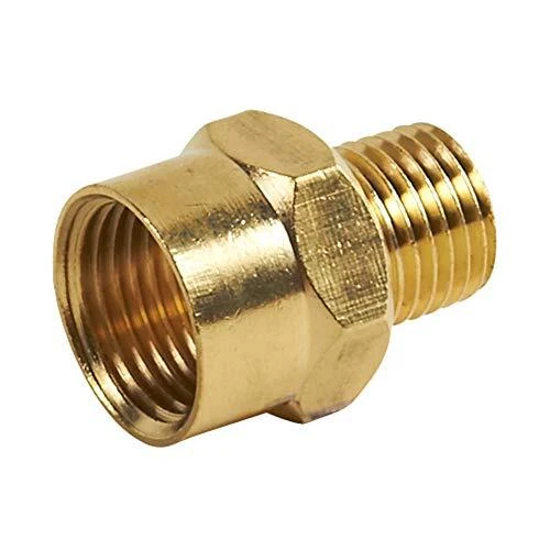 115175m Brass Reducer With 3/8" In Npt Female & 1/4" Out Npt