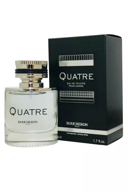 Boucheron Quatre pour Homme Eau de Toilette Spray 50ml Homme Parfum