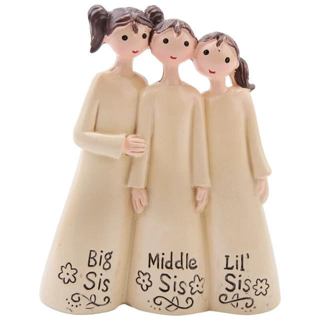 Figur Statuen, Schwester Freund Warme Umarmung, Harz Desktop Kunst Ornament R2X9