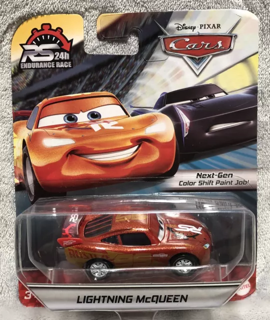 NEW Disney Pixar Cars LIGHTNING McQUEEN 24th Endurance Race Next Gen Color Car