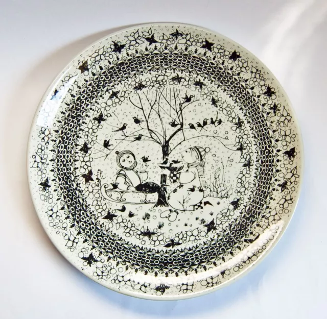 Bjorn Wiinblad MCM Nymolle Denmark Winter Wall Plate from the Seasons Series