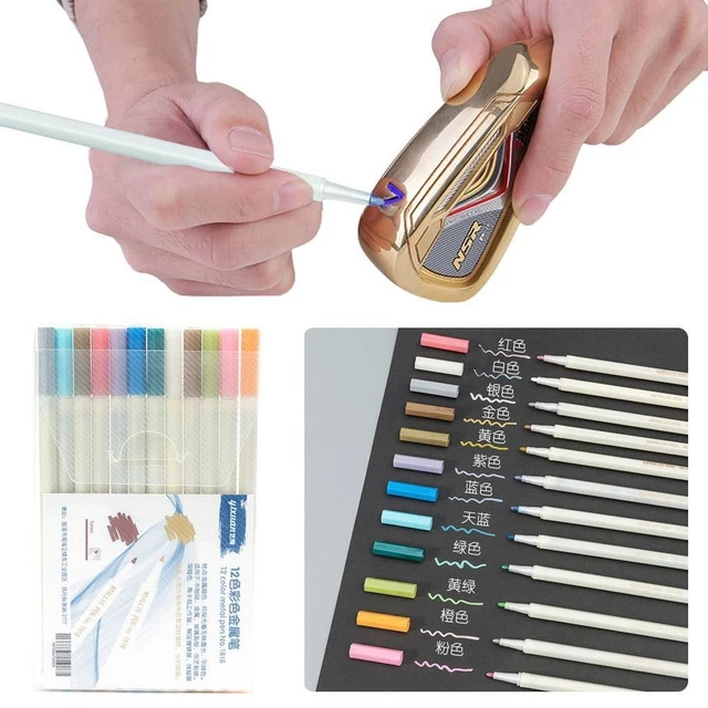 Golf Accesoires Ink Pen Acrylic Painter Golf Club Pen Color Changing Pen