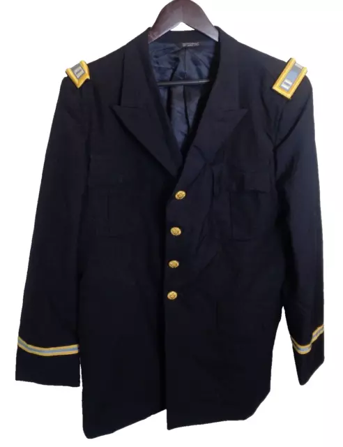 US MILITARY ARMY Blue Coat Sz 40 Wool Blazer Jacket Uniform Men's $37. ...