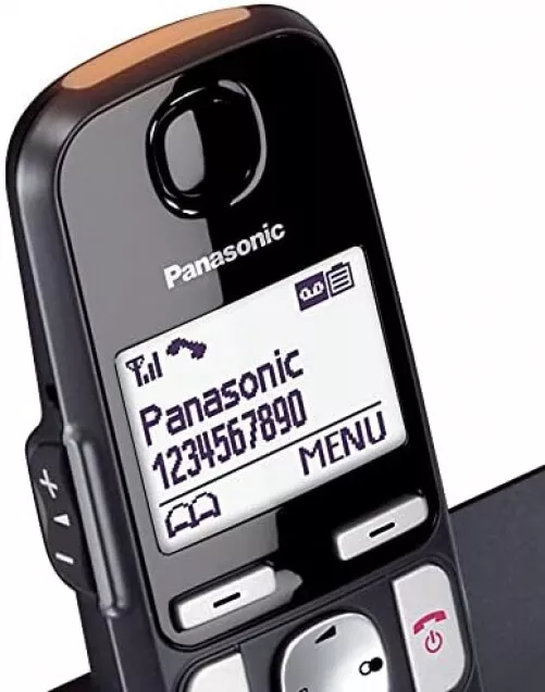 Panasonic KX-TGE822EB Digital Cordless Phone About 40 minutes Answering Machine 3