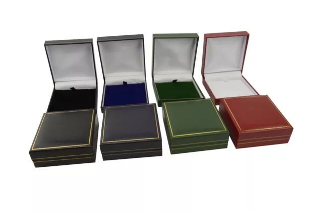 Jewellers Box Supplier 50 Leatherette Pendant Drop Earring Chain Jewellery Boxes