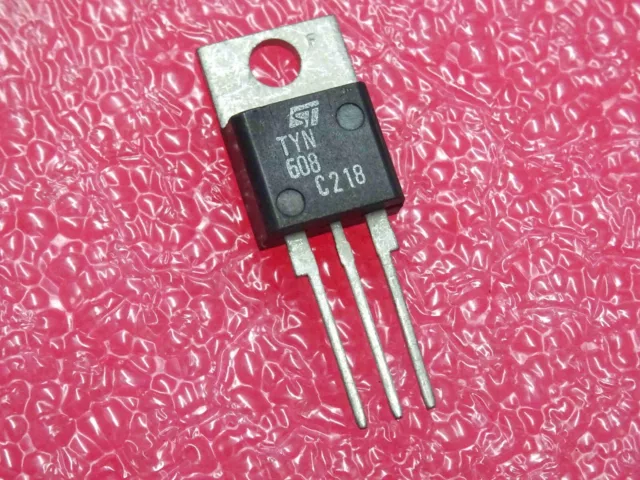 Lot x2: thyristor silicon controlled rectifier TYN 608 ~ TYN608 8A SCR ,TO-220AB