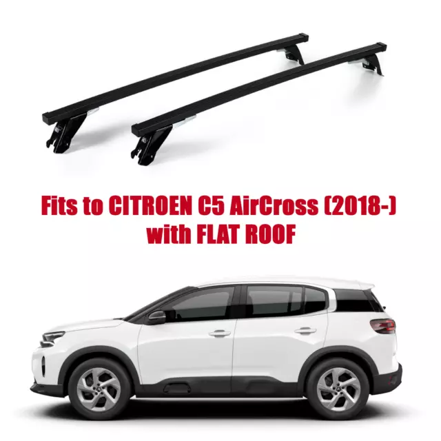 Roof Bars For Citroen C5 Aircross Cross Bar Roof Rack Easy Fit No Drill  FREE P&P