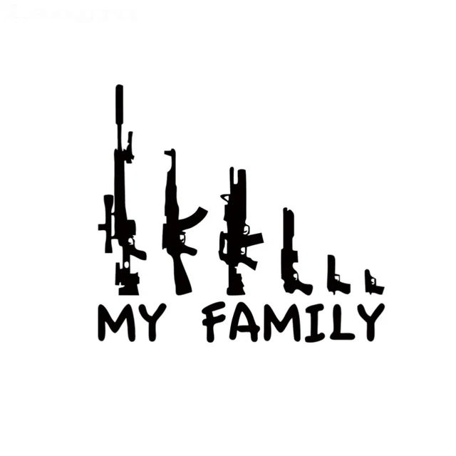 MY FAMILY Adesivo Auto Riflettente Impermeabile Corpo Finestra Automobile Decalcomania