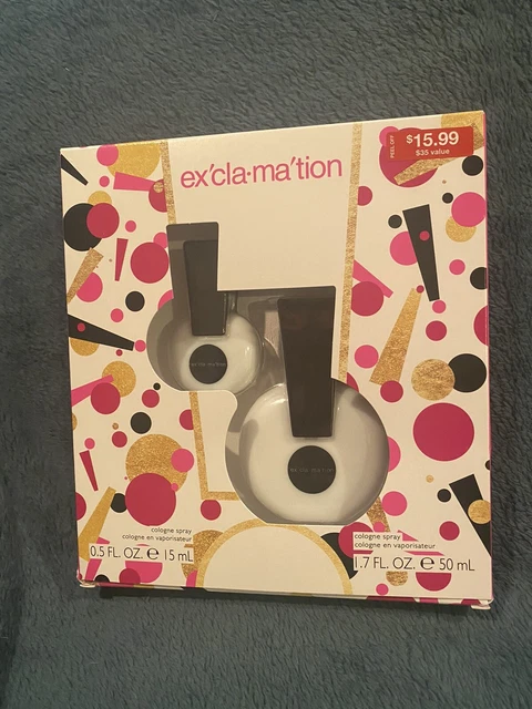 NEW Exclamation Perfume for Women By Coty 2 Pc. Gift Set  Great Deal GIFT Spray