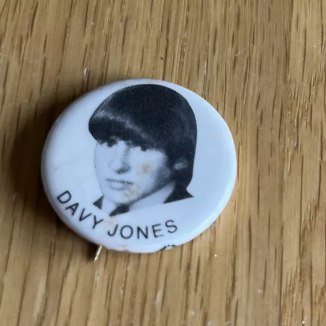 Davy Jones Pinback  1966 Monkees