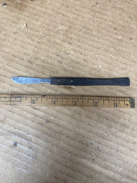 Civil War Era Doctors Field Surgical Scalpel - Maker Marked - Medical Instrument