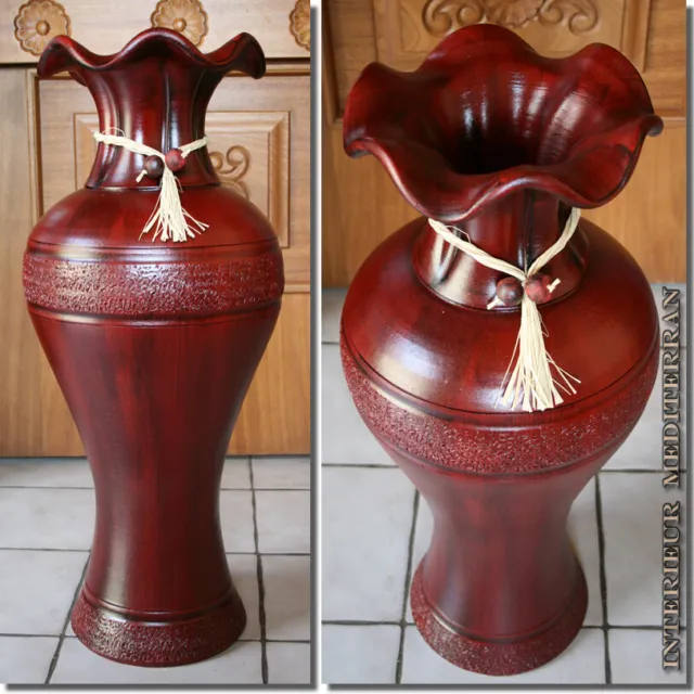 BODENVASE Dekovase 70 CM Groß Stabil günstig Vase Amphore Keramik Portugal NEU