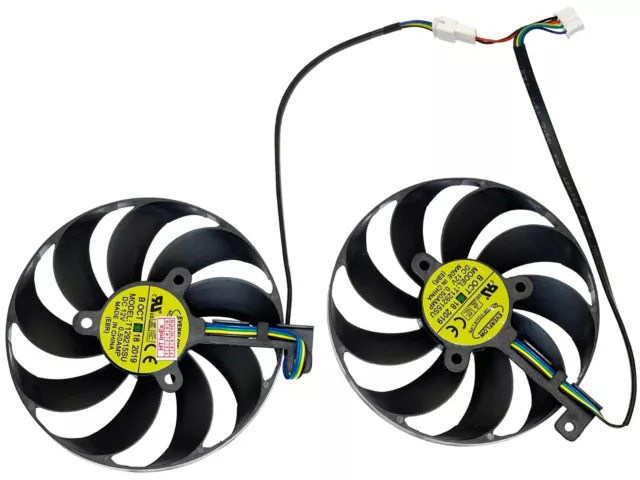 Grafikkarte Lüfter Kühler Fan für ASUS GeForce RTX 2070 SUPER 8GB DUAL EVO