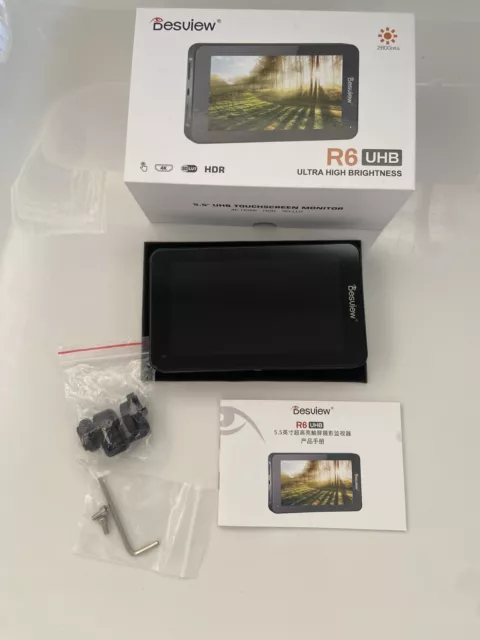 Desview R6 Uhb 2800Nits 5.5" Touch Screen Full Hd 4K Hdmi Monitor Uk Seller