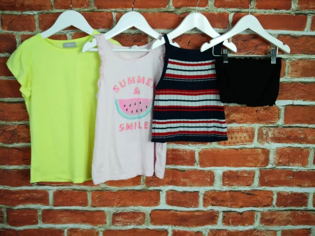 Girls Bundle Aged 8-9 Years Next H&M Etc Summer Set Vest T-Shirt Bright 134Cm