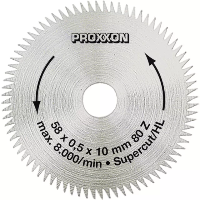 Proxxon Micromot  28 014 Kreissägeblatt 58 x 10 x 0.5 mm Zähneanzahl: 80 1 St.