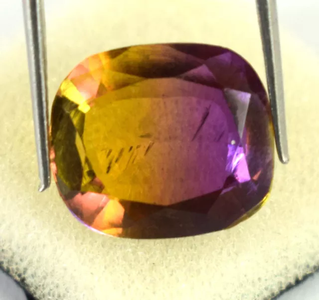 Natural Mix Shape Bolivian Bi-Color Ametrine Gemstone Certified Special Gift