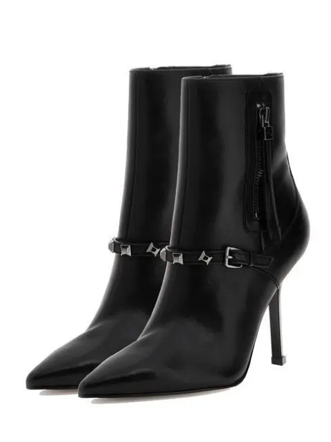 Chaussure Femmes GUESS Aylo Bottines en Cuir Noir 37 Choix = P FL8AYOLEA10BL
