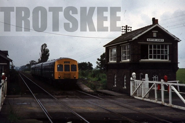 35MM SLIDE BR British Railways Diesel DMU Class 111 50280 Burton Acnes ...