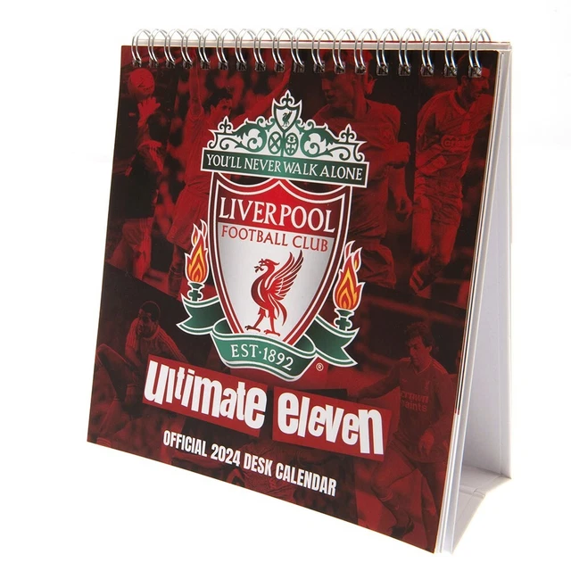LIVERPOOL FC DESKTOP Calendar 2025 18.97 PicClick
