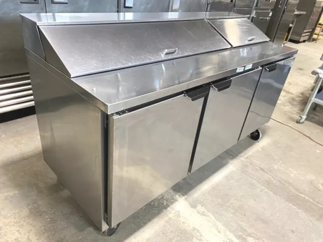 Prep Table/ Beverage-Air SPE72HC Refrigerated Prep Table/ 72"