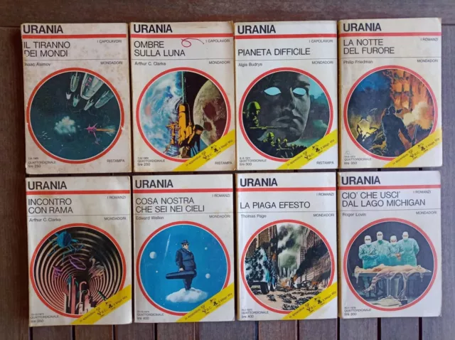 Romanzi - Urania - Mondadori - 8 Volumi + Libri di Fantascienza - Vari - 3 Vol.