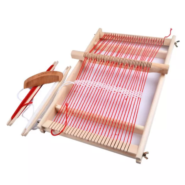 Handcraft Wooden Frame Toy Knitting Machine Durable Gift Weaving Loom Assemble