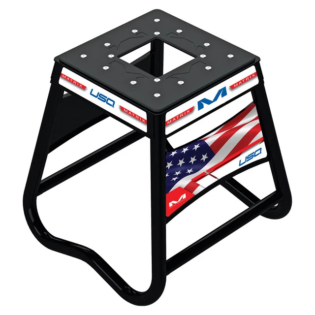 Matrix Concepts A2 USA Aluminum Stand Black Motorcycle Dirt Bike MX Enduro