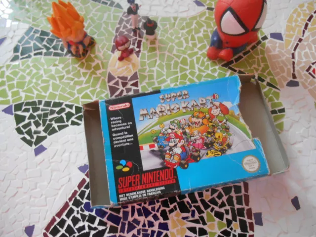 -* -  bOite  viDe  "  SUpER  MARIo  KART "    __  FAH  -  1992  pOur SNES --  -