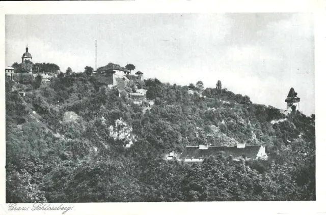 AK.  - Graz - Schlossberg - um 1926 ohne Marke ohne Stempel, in schwarz/weiß