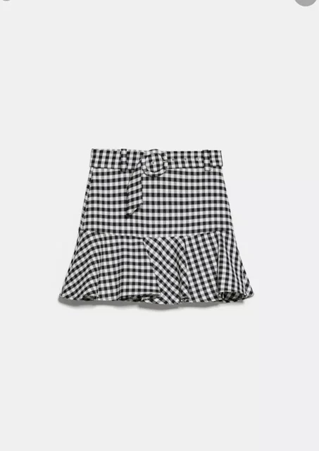 Gingham shop bermuda skort