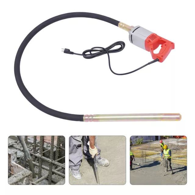 Hand-held Concrete Vibrator Cordless Concrete Vibrator Kit Vibrating Rod 1300W