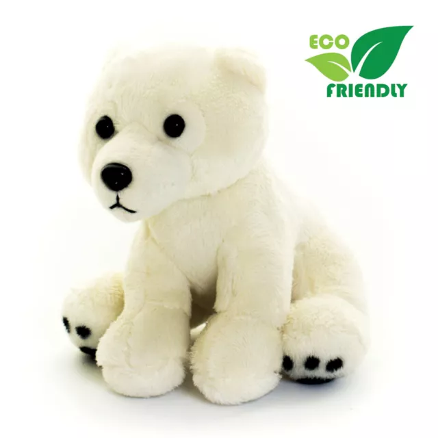 Living Nature SMOLS - Polar Bear - Recycled Eco Stuffed Plush Toy 15cm **NEW**
