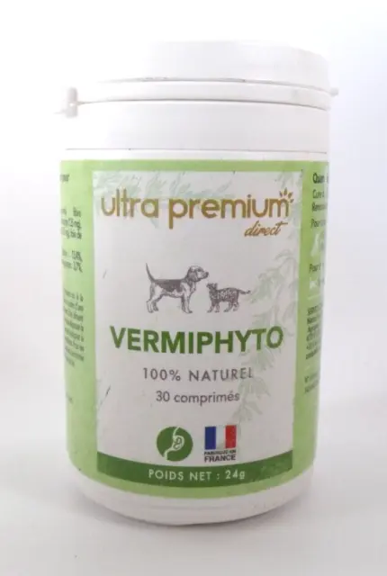Ultra premium Vermiphyto pour chiens & chats 30 comprimes - 06/2025