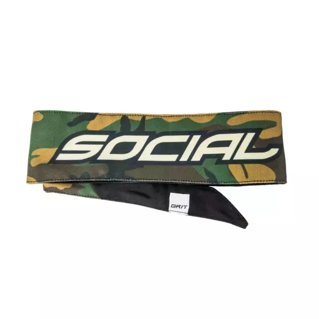 Social Paintball Grit Deluxe Long Tie Headband Head Band - Loyalty