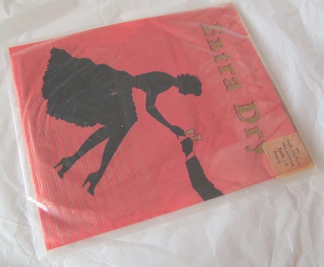 Bas Nylon Couture Serge Paris – Taille 3 – Vintage Avec Jarretelle – Marron