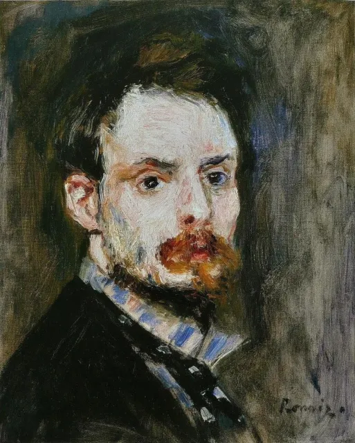 Pierre Auguste Renoir Artist Oil Painting Signed..