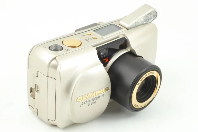 T All Function Works [TOP MINT] Olympus Mju μ Zoom 115 Deluxe Film Camera JAPAN 3