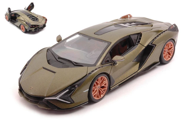 Maisto 1/18 Scale Diecast 46629 - Lamborghini V12 Vision Gran Turismo - Orange e Maisto 1/18 Scale Diecast 46629 - Lamborghini V12 Vision Gran Turismo - Orange e