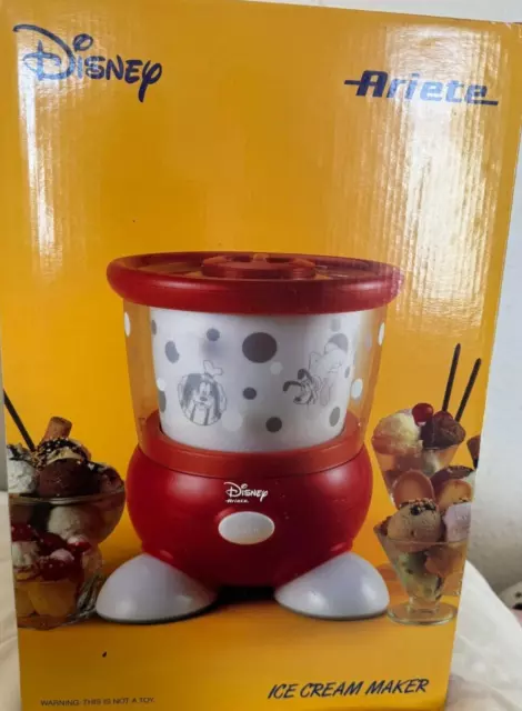 Disney Ariete 35 Watt Ice Cream Maker - New/Boxed