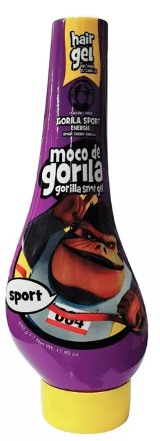 Gel para el cabello deportivo Moco De Gorila Snot Gel - gel para el cabello púrpura 340 g