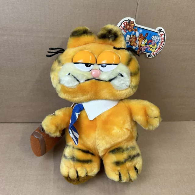 Vintage Dakin Garfield Executive Cat Soft Plush Toy