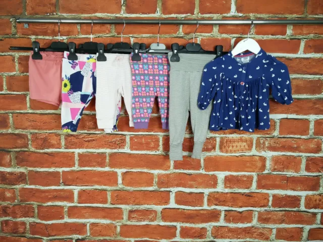 Baby Girl Bundle Age 0-3 Months Mamas & Papas Gap Etc Leggings Dress Shorts 62Cm