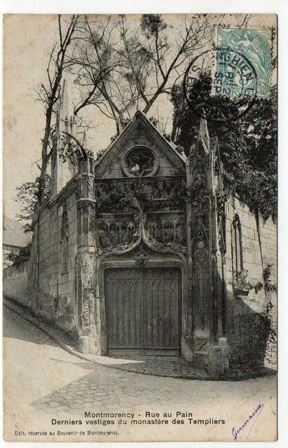 MONTMORENCY - Val d' Oise - CPA 95 - Vestiges du monastere des Templiers